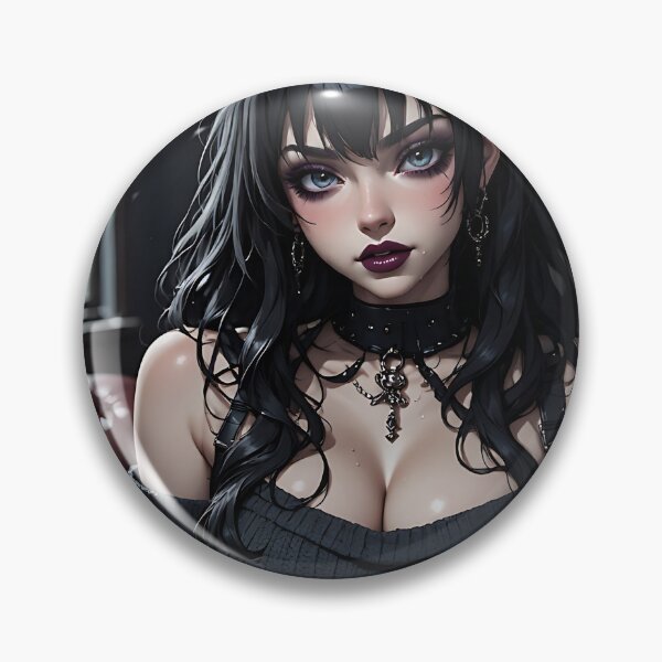 Item preview, Hot Halloween Anime Goth Girl Waifu 339 designed and sold by Your New Fixation.