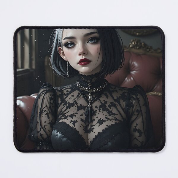 Item preview, Hot Halloween Anime Goth Girl Waifu 341 designed and sold by Your New Fixation.