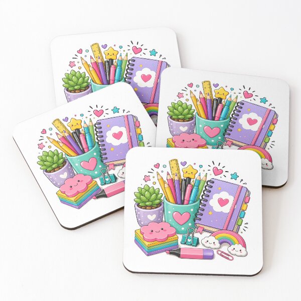 Item preview, Cute Kawaii Stationery | Pastel Planner Supplies, Notebook, Rainbow & Desk Accessories designed and sold by Pixanova.