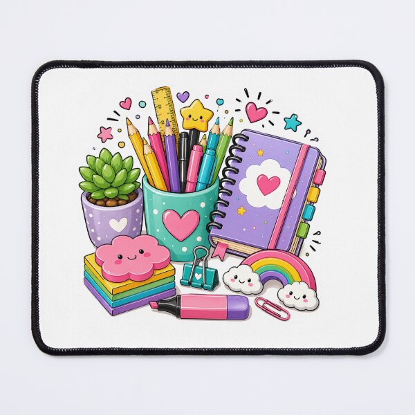 Item preview, Cute Kawaii Stationery | Pastel Planner Supplies, Notebook, Rainbow & Desk Accessories designed and sold by Pixanova.
