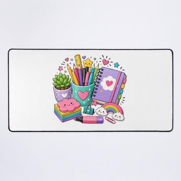 Item preview, Cute Kawaii Stationery | Pastel Planner Supplies, Notebook, Rainbow & Desk Accessories designed and sold by Pixanova.