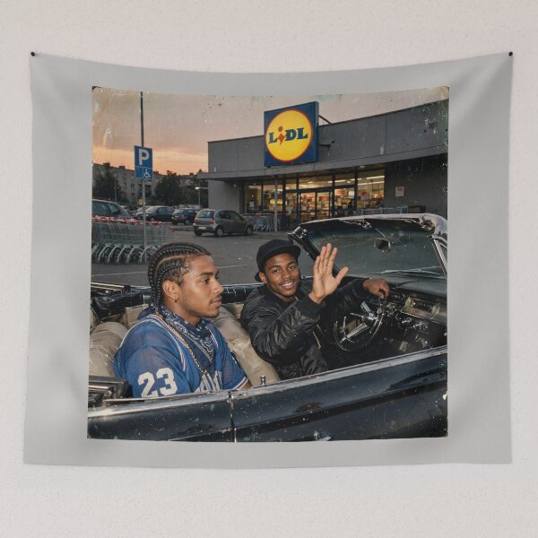 Item preview, Lowrider at Lidl Parking Lot designed and sold by Late Theory.