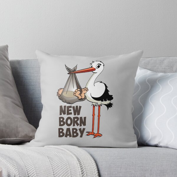 Item preview, The stork who delivers the baby, cartoon style illustration  designed and sold by Stef Ringoot, cartoons and illustrations.