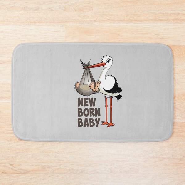 Item preview, The stork who delivers the baby, cartoon style illustration  designed and sold by Stef Ringoot, cartoons and illustrations.
