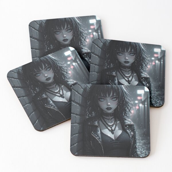 Item preview, Hot Halloween Anime Goth Girl Waifu 345 designed and sold by Your New Fixation.