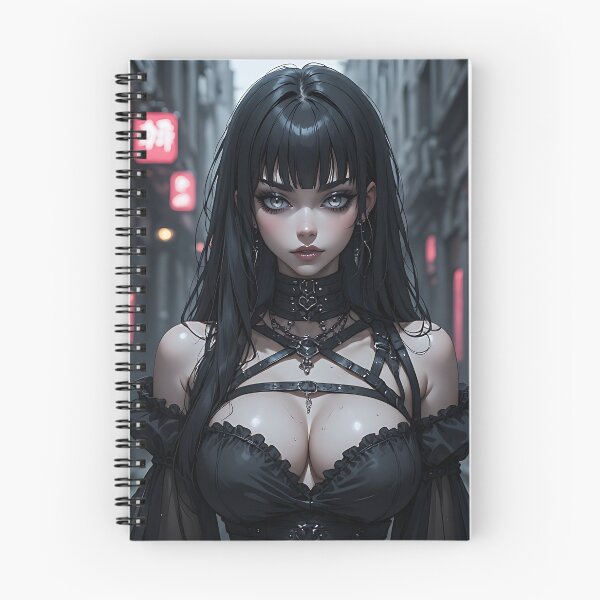 Item preview, Hot Halloween Anime Goth Girl Waifu 351 designed and sold by Your New Fixation.