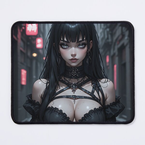 Item preview, Hot Halloween Anime Goth Girl Waifu 351 designed and sold by Your New Fixation.