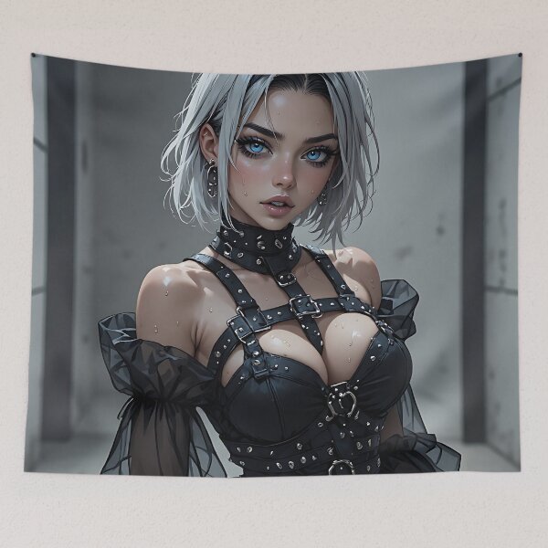 Item preview, Hot Halloween Anime Goth Girl Waifu 352 designed and sold by Your New Fixation.