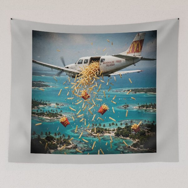 Item preview, McDonald’s Fries Delivery Plane designed and sold by Late Theory.