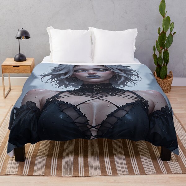Item preview, Hot Halloween Anime Goth Girl Waifu 360 designed and sold by Your New Fixation.