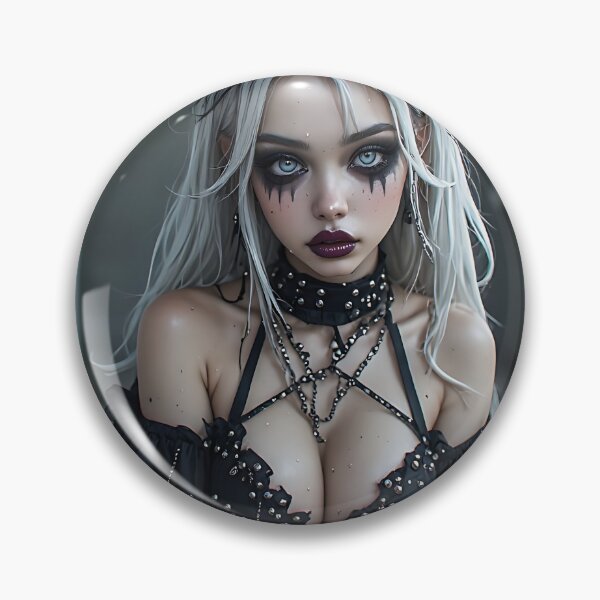 Artikelvorschau, Heißes Halloween-Anime-Goth-Girl-Waifu 361 entworfen und verkauft von Your New Fixation.