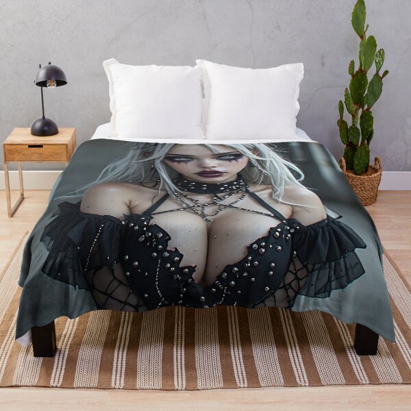 Item preview, Hot Halloween Anime Goth Girl Waifu 361 designed and sold by Your New Fixation.