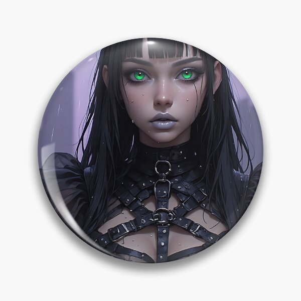 Item preview, Hot Halloween Anime Goth Girl Waifu 362 designed and sold by Your New Fixation.