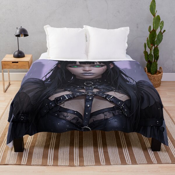 Item preview, Hot Halloween Anime Goth Girl Waifu 362 designed and sold by Your New Fixation.