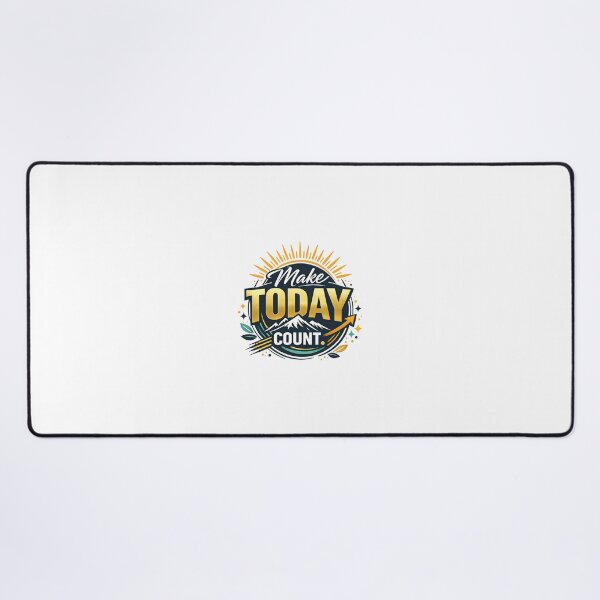 Item preview, Make Today Count Typography Motivational Quote | Minimalist Inspirational Design designed and sold by AnanthDesign.