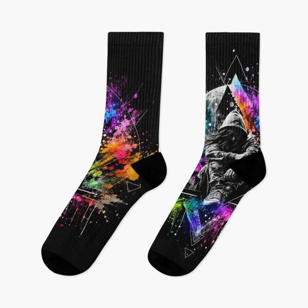 Item preview, Silent Resonance – Geometric Neon Street Art designed and sold by Personiq Kaleido.