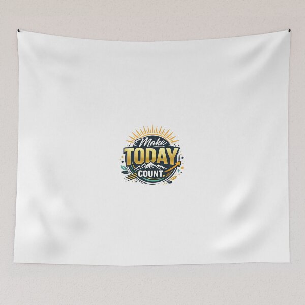 Item preview, Make Today Count Typography Motivational Quote | Minimalist Inspirational Design designed and sold by AnanthDesign.