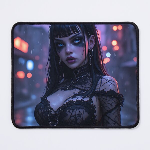 Item preview, Hot Halloween Anime Goth Girl Waifu 365 designed and sold by Your New Fixation.