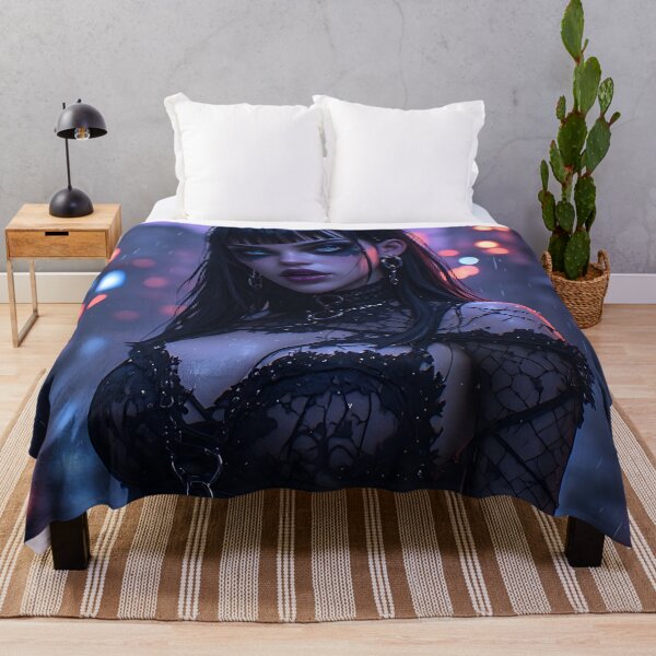 Item preview, Hot Halloween Anime Goth Girl Waifu 365 designed and sold by Your New Fixation.