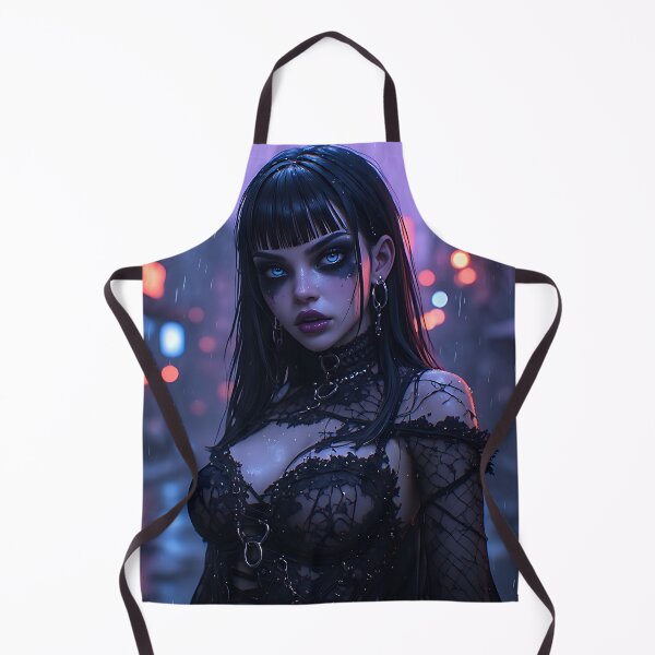 Item preview, Hot Halloween Anime Goth Girl Waifu 365 designed and sold by Your New Fixation.