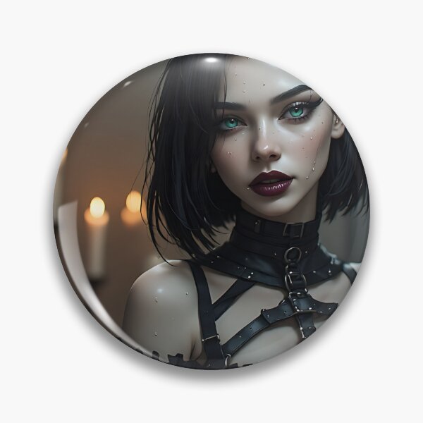 Item preview, Hot Halloween Anime Goth Girl Waifu 366 designed and sold by Your New Fixation.