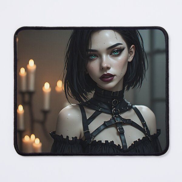 Item preview, Hot Halloween Anime Goth Girl Waifu 366 designed and sold by Your New Fixation.