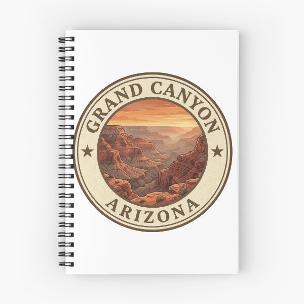Item preview, Grand Canyon Arizona Vintage Sunset Badge designed and sold by CKaracaCrafted.