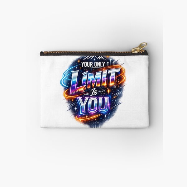 Item preview, Your Only Limit Is You Motivational Typography | Modern Inspirational Quote Design designed and sold by AnanthDesign.