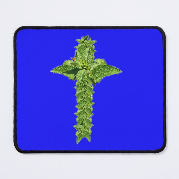 Item preview, mint leaf cross designed and sold by gracehopelove.