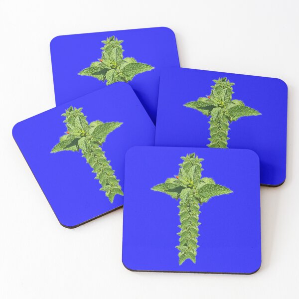 Item preview, mint leaf cross designed and sold by gracehopelove.