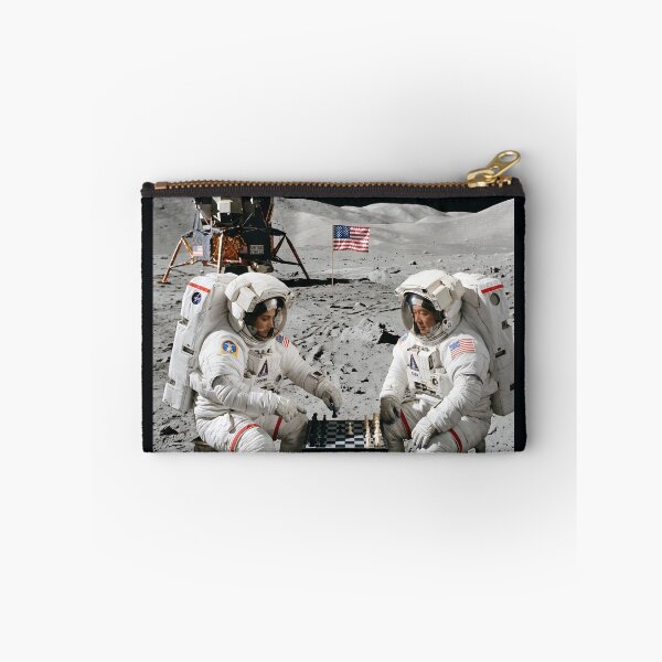 Item preview, NASA astronauts playing chess on the moon designed and sold by WiseBow.