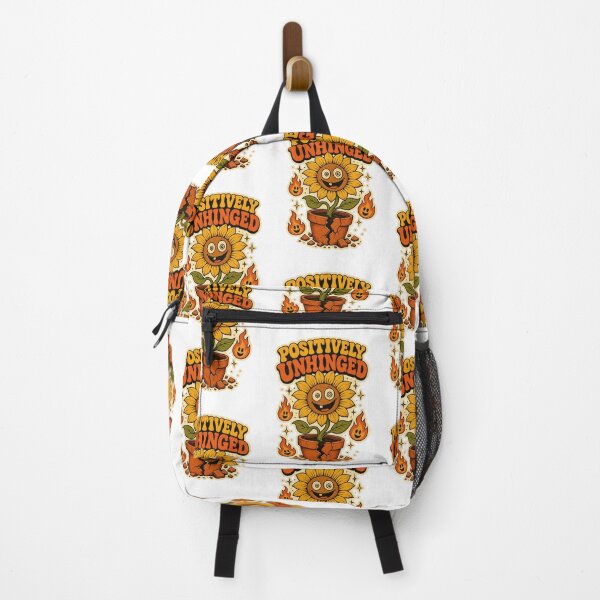 Item preview, Positively Unhinged – Retro Chaotic Sunflower designed and sold by sabily.