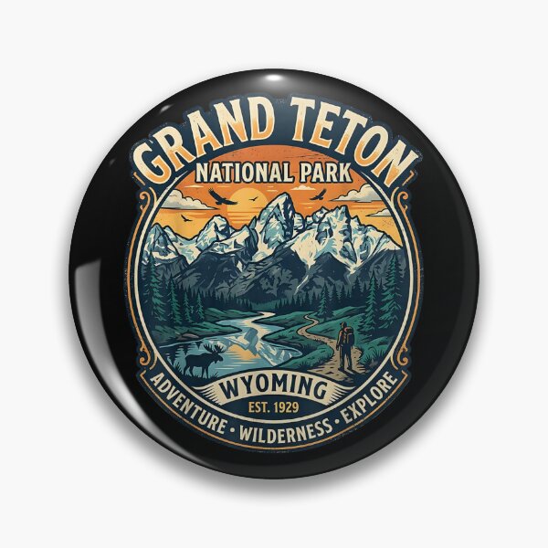 Item preview, Grand Tetons National Park USA designed and sold by goombi-creative.