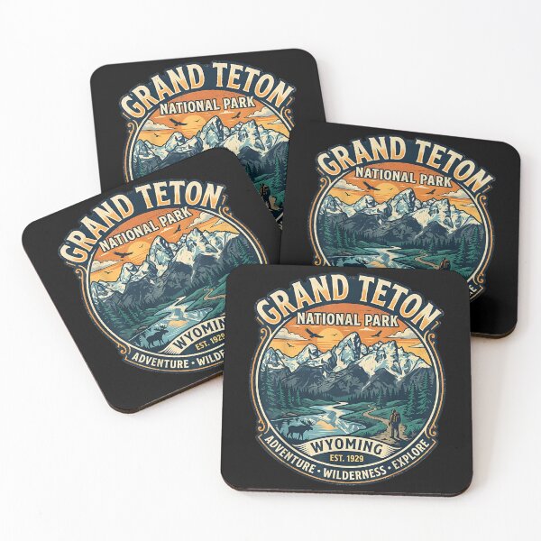 Item preview, Grand Tetons National Park USA designed and sold by goombi-creative.