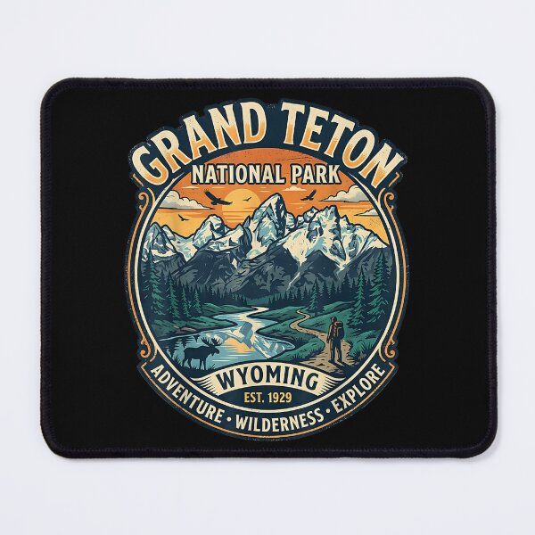 Item preview, Grand Tetons National Park USA designed and sold by goombi-creative.