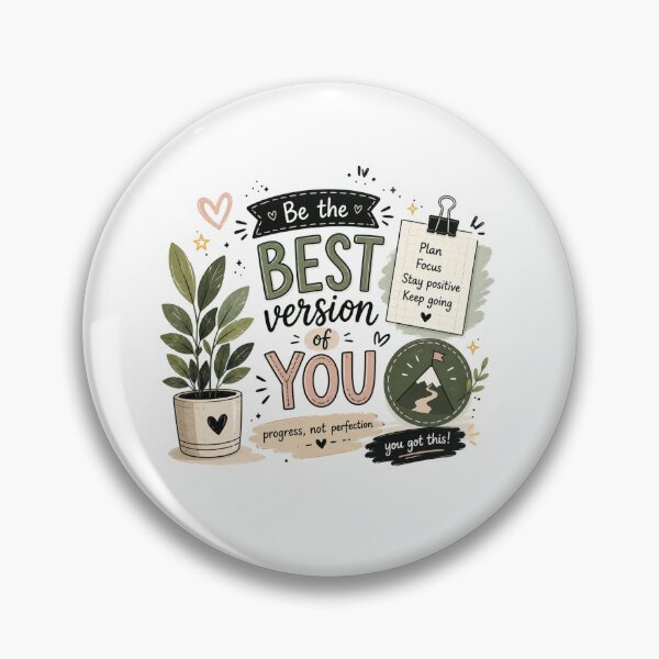 Item preview, Be the Best Version of You | Motivational Quote, Positive Mindset, Self Love & Growth designed and sold by Pixanova.