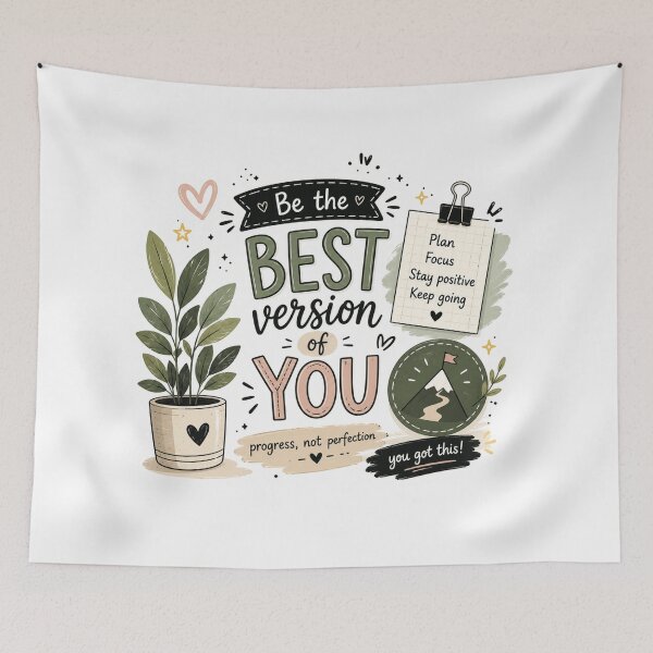 Item preview, Be the Best Version of You | Motivational Quote, Positive Mindset, Self Love & Growth designed and sold by Pixanova.