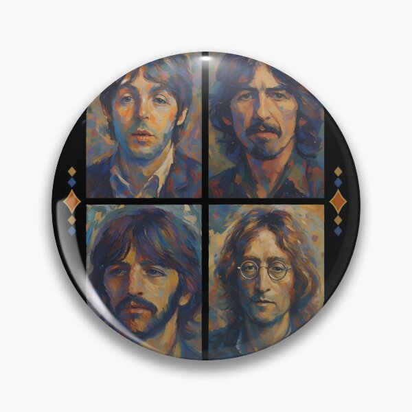 Item preview, Four Music Legends Painterly Art Style designed and sold by ALYGADesign.
