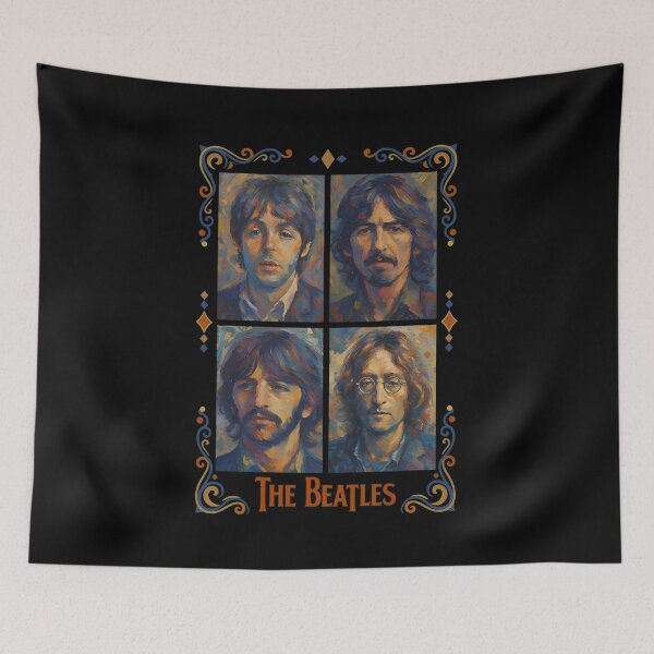 Item preview, Four Music Legends Painterly Art Style designed and sold by ALYGADesign.