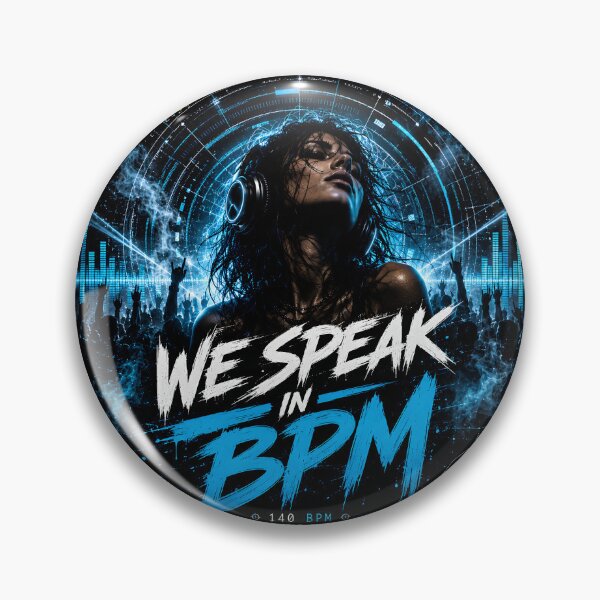 Item preview, We Speak in BPM – Electronic Music & Rave Culture Design designed and sold by Peter Kaul.