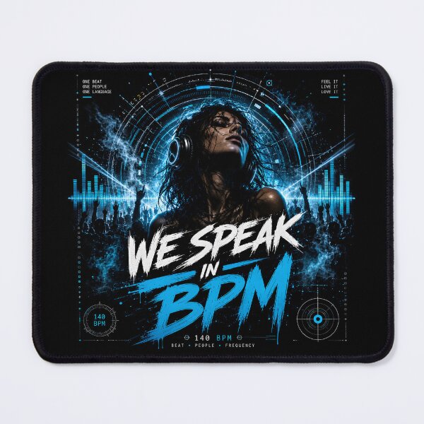 Item preview, We Speak in BPM – Electronic Music & Rave Culture Design designed and sold by Peter Kaul.