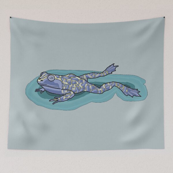 Item preview, Frog Illustration Magical Lake Cottagecore designed and sold by LeshanArt.