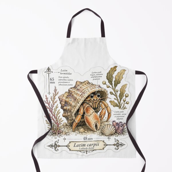 Item preview, Cute Vintage Hermit Crab Sticker - Scientific Seashell Plate designed and sold by PND7777.