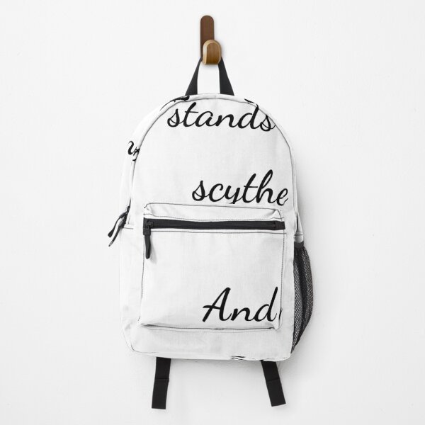 Item preview, “And nothing stands but for his scythe to mow.” - handwriting black designed and sold by ariksworld.