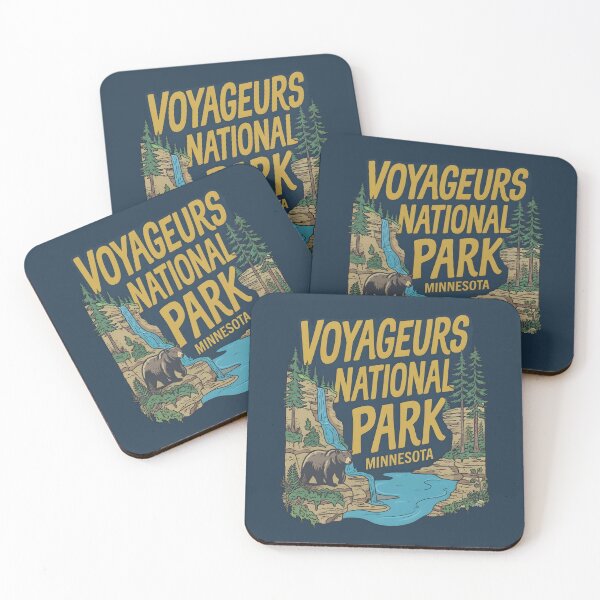 Item preview, Voyageurs National Park Minnesota Cute Bear Landscape designed and sold by HowToCanadian.