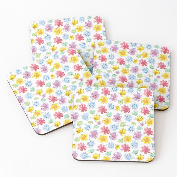 Item preview, Vibrant Watercolor Flowers Kids Pattern - Colorful Floral Nursery Art - Boho Baby Bedding Set designed and sold by Marina Khromova.