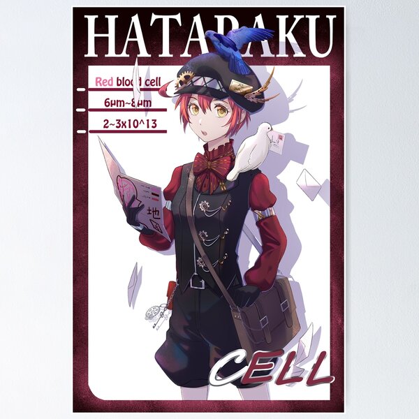 Hataraku Saibou 3 Poster for Sale by SidiqBakul