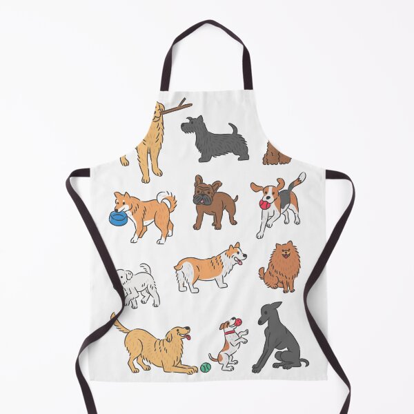 Item preview, Cute Dogs and Their Favorite Toys Collection. designed and sold by monkik.