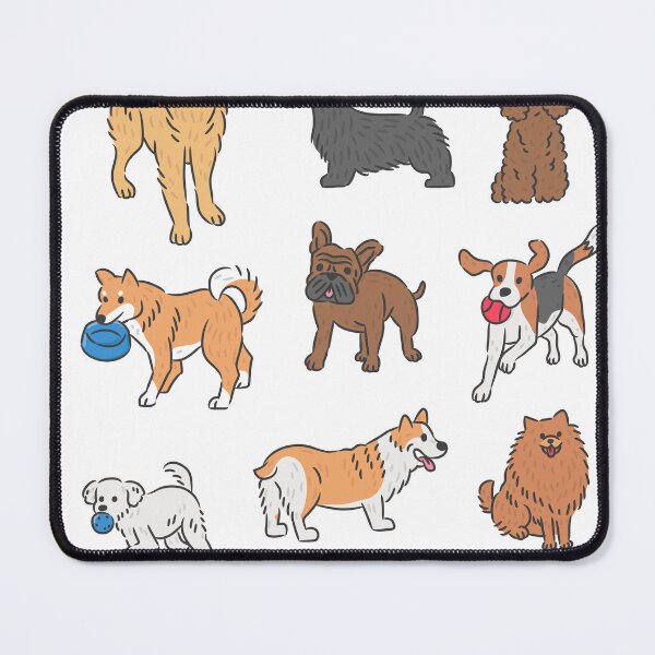 Item preview, Cute Dogs and Their Favorite Toys Collection. designed and sold by monkik.