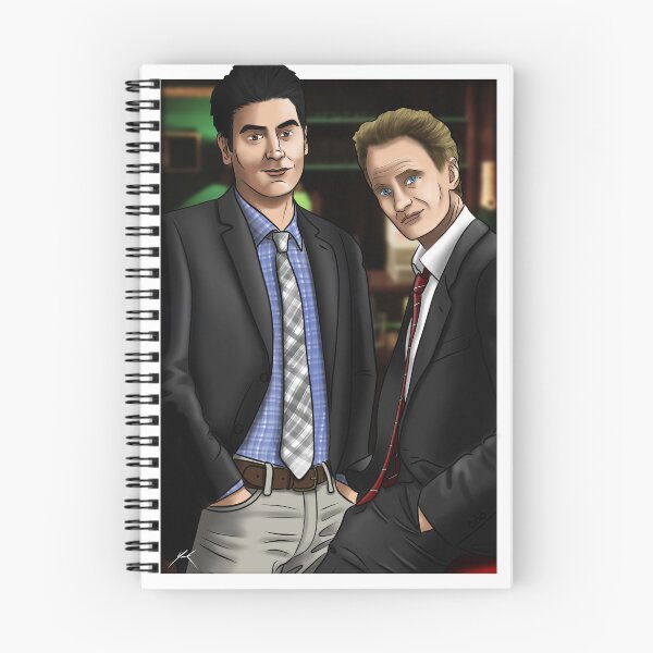 Item preview, Ted Mosby and Barney Stinson - How I met Your mother designed and sold by Magic-Ynk.